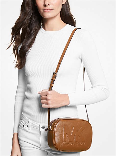 Jet Set Travel Small Pebbled Leather Crossbody Bag 